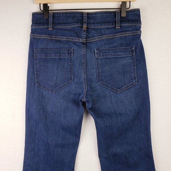Anthropologie Holding Horses Flare Jeans Bell Bottom 70s Vibe High Waist size 29 - Picture 10 of 13